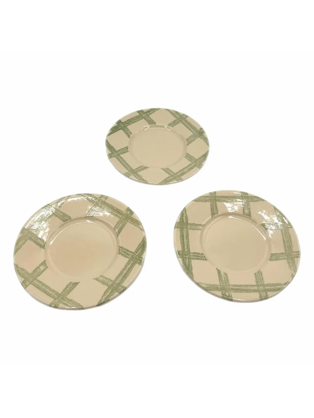 Set of 3 Vintage Pfaltzgraff Garden Party 6” Saucers